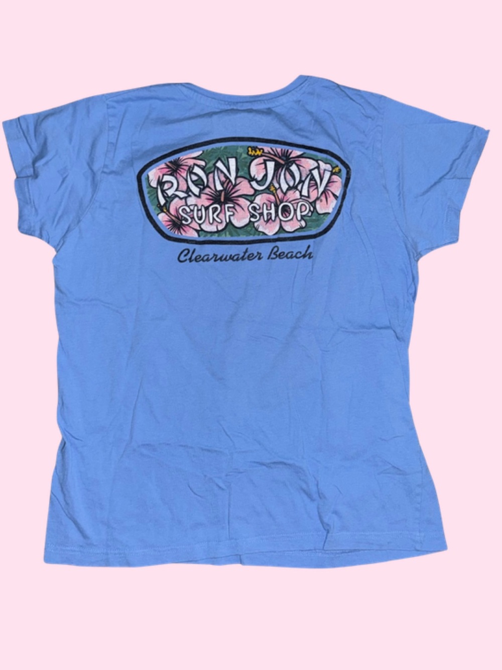 ron jon size L cotton clear water beach shirt